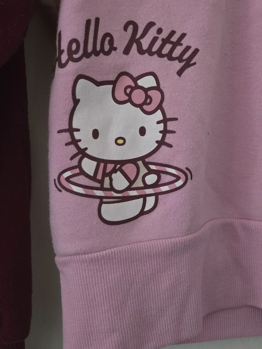 Girls Hello Kitty and Friends Sanrio Quarter Zip Pullover Sweatshirt L (10/12)